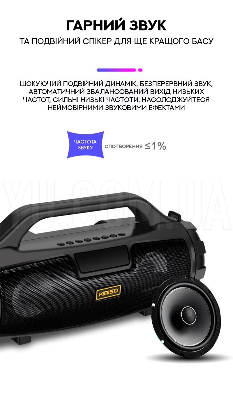 Автономна акустична система Kimiso KM-S3 Автономна акустична система Kimiso KM-S3